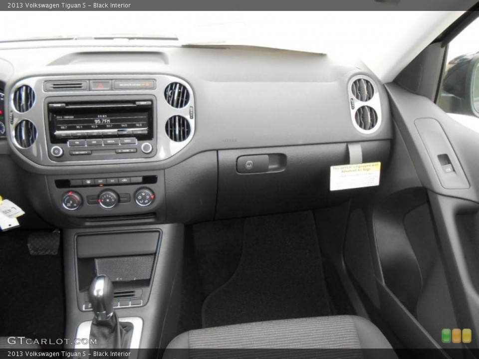 Black Interior Dashboard for the 2013 Volkswagen Tiguan S #74801550