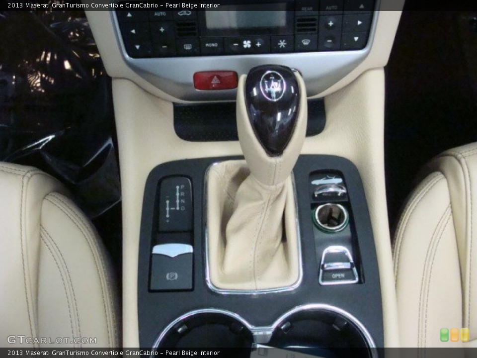 Pearl Beige Interior Transmission for the 2013 Maserati GranTurismo Convertible GranCabrio #74802182
