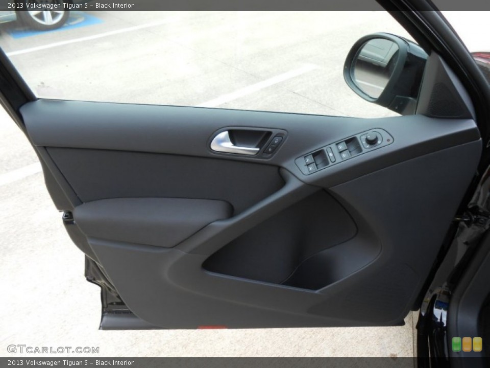 Black Interior Door Panel for the 2013 Volkswagen Tiguan S #74802524