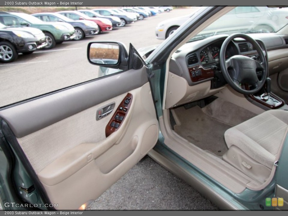 Beige Interior Photo for the 2003 Subaru Outback Wagon #74802695