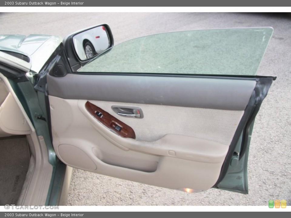 Beige Interior Door Panel for the 2003 Subaru Outback Wagon #74802899