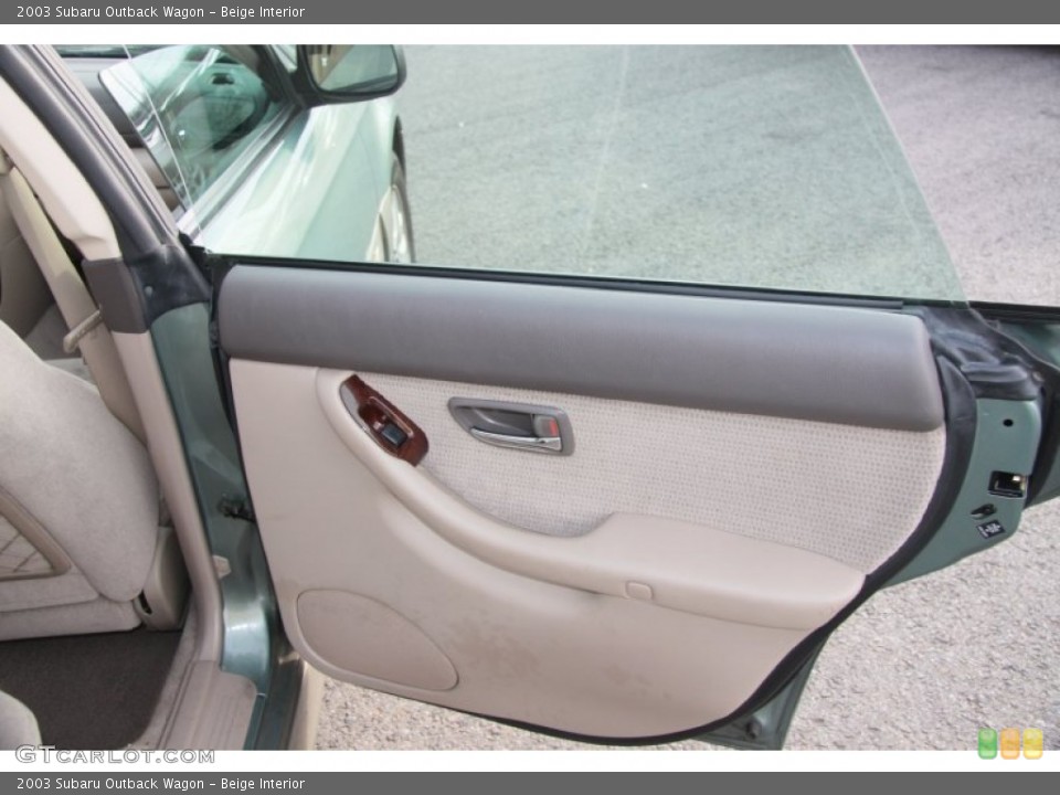 Beige Interior Door Panel for the 2003 Subaru Outback Wagon #74802918