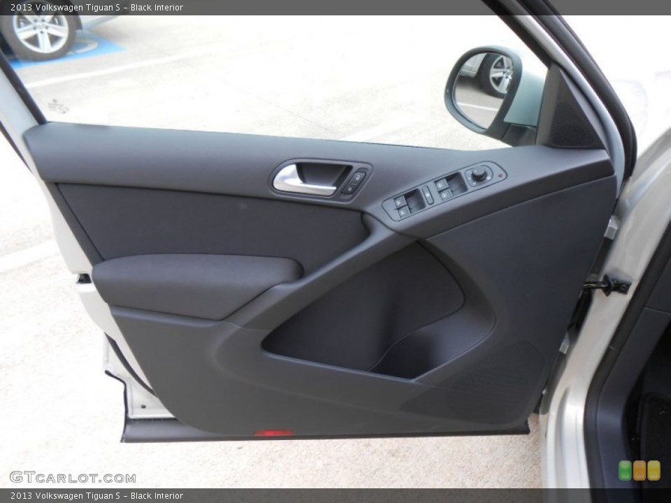 Black Interior Door Panel for the 2013 Volkswagen Tiguan S #74803103