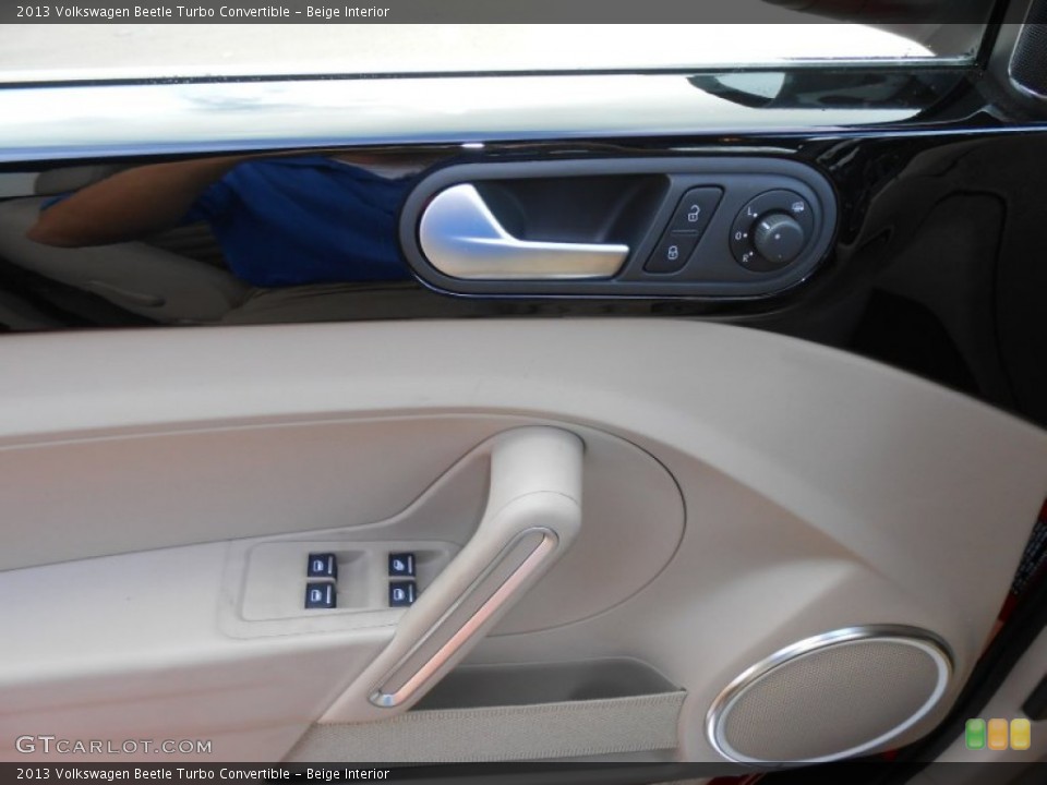 Beige Interior Door Panel for the 2013 Volkswagen Beetle Turbo Convertible #74804698