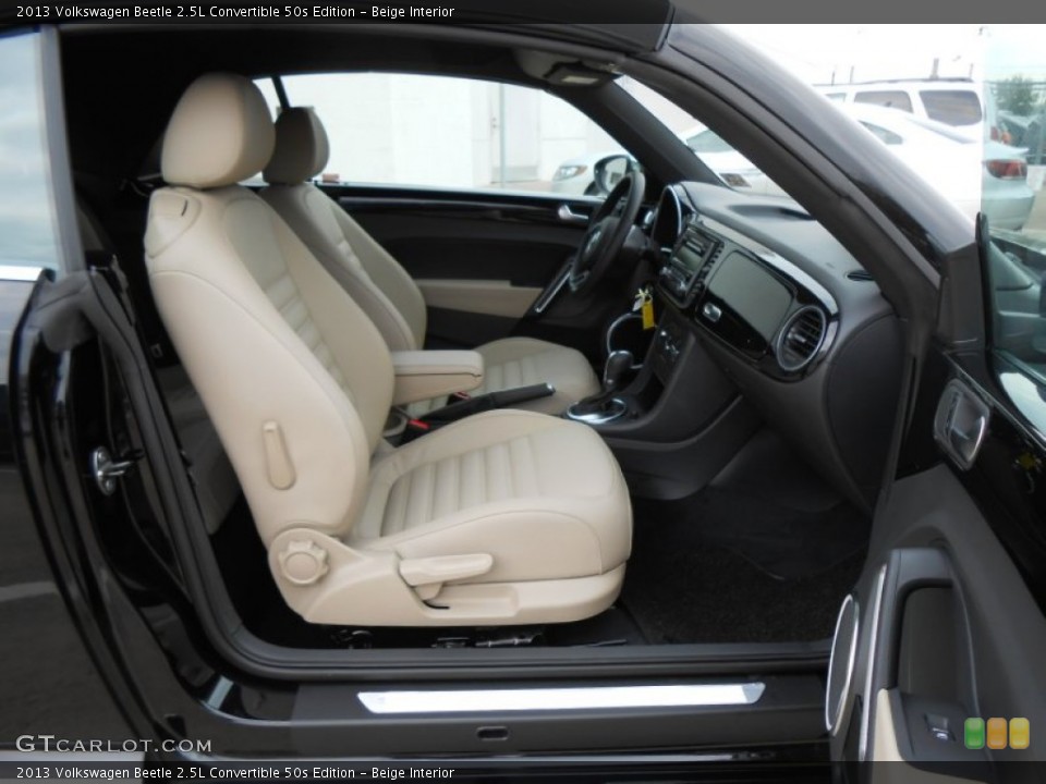 Beige Interior Photo for the 2013 Volkswagen Beetle 2.5L Convertible 50s Edition #74805151