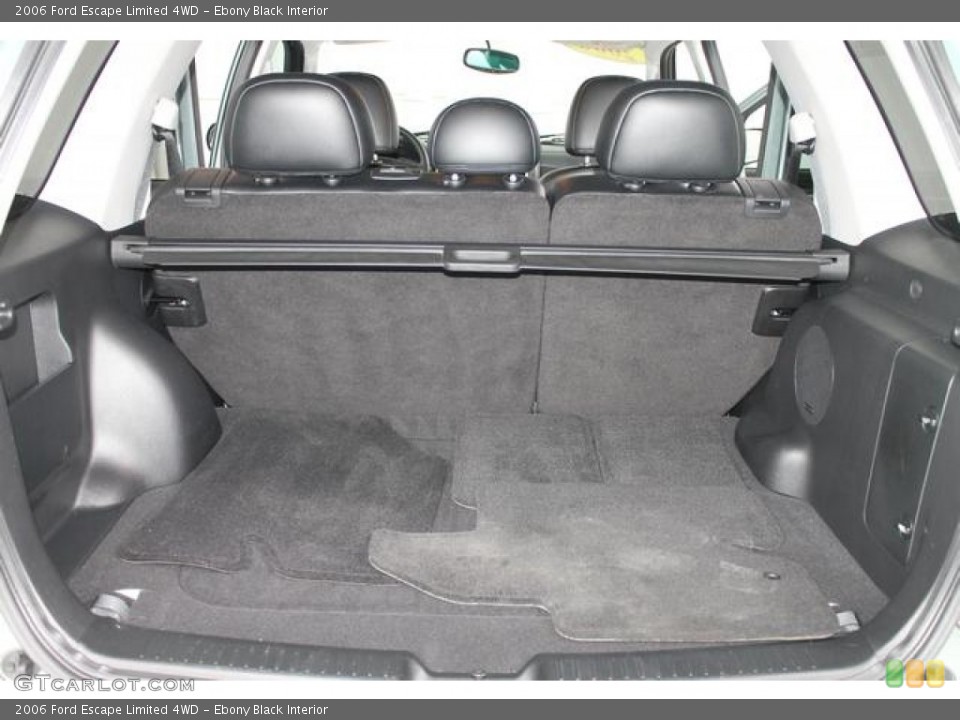 Ebony Black Interior Trunk for the 2006 Ford Escape Limited 4WD #74805393