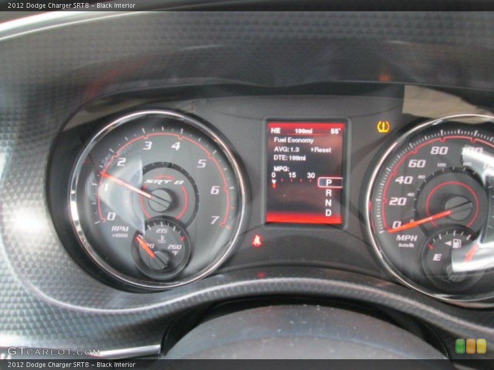 Black Interior Gauges for the 2012 Dodge Charger SRT8 #74805656