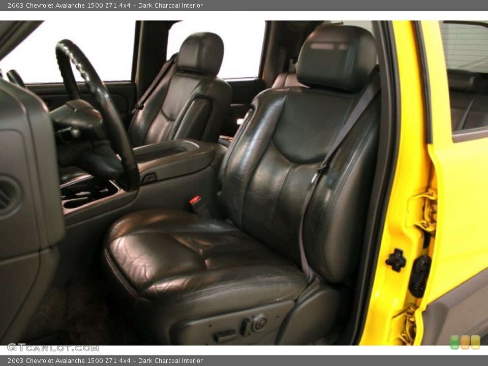 Dark Charcoal Interior Front Seat for the 2003 Chevrolet Avalanche 1500 Z71 4x4 #74806109