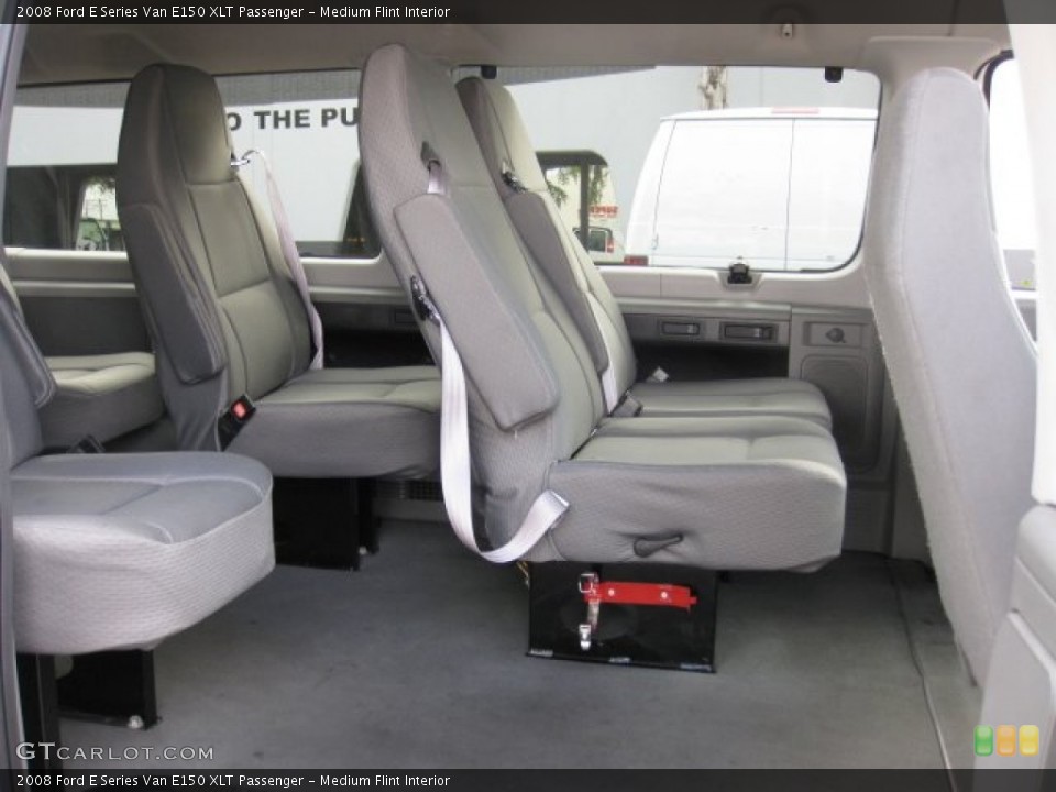 Medium Flint Interior Rear Seat for the 2008 Ford E Series Van E150 XLT Passenger #74806346