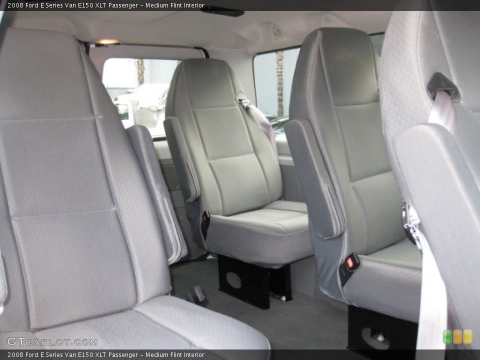 Medium Flint Interior Rear Seat for the 2008 Ford E Series Van E150 XLT Passenger #74806367