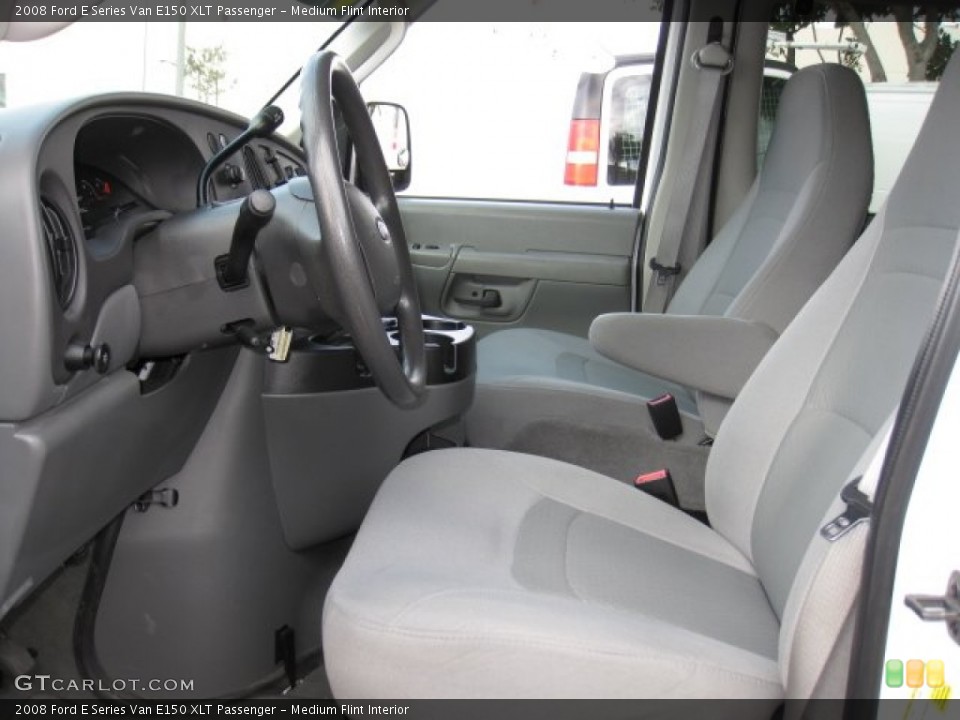 Medium Flint Interior Front Seat for the 2008 Ford E Series Van E150 XLT Passenger #74806385