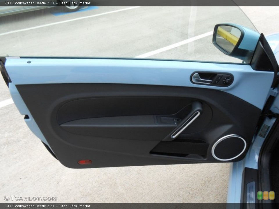 Titan Black Interior Door Panel for the 2013 Volkswagen Beetle 2.5L #74806388