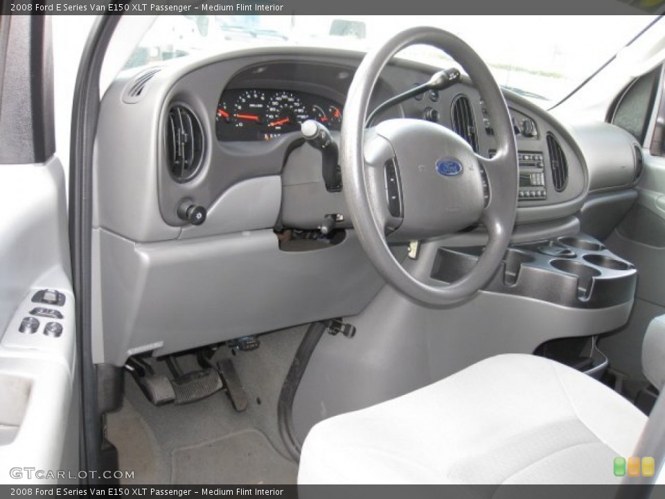 Medium Flint Interior Prime Interior for the 2008 Ford E Series Van E150 XLT Passenger #74806402