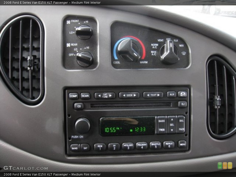 Medium Flint Interior Controls for the 2008 Ford E Series Van E150 XLT Passenger #74806426