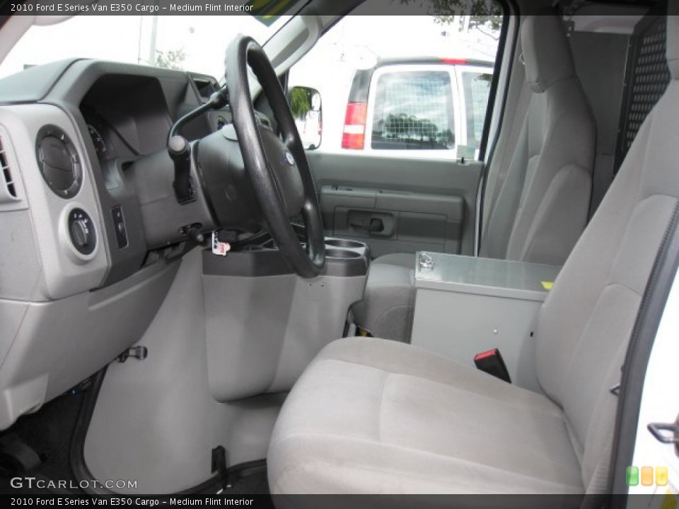 Medium Flint Interior Front Seat for the 2010 Ford E Series Van E350 Cargo #74806622