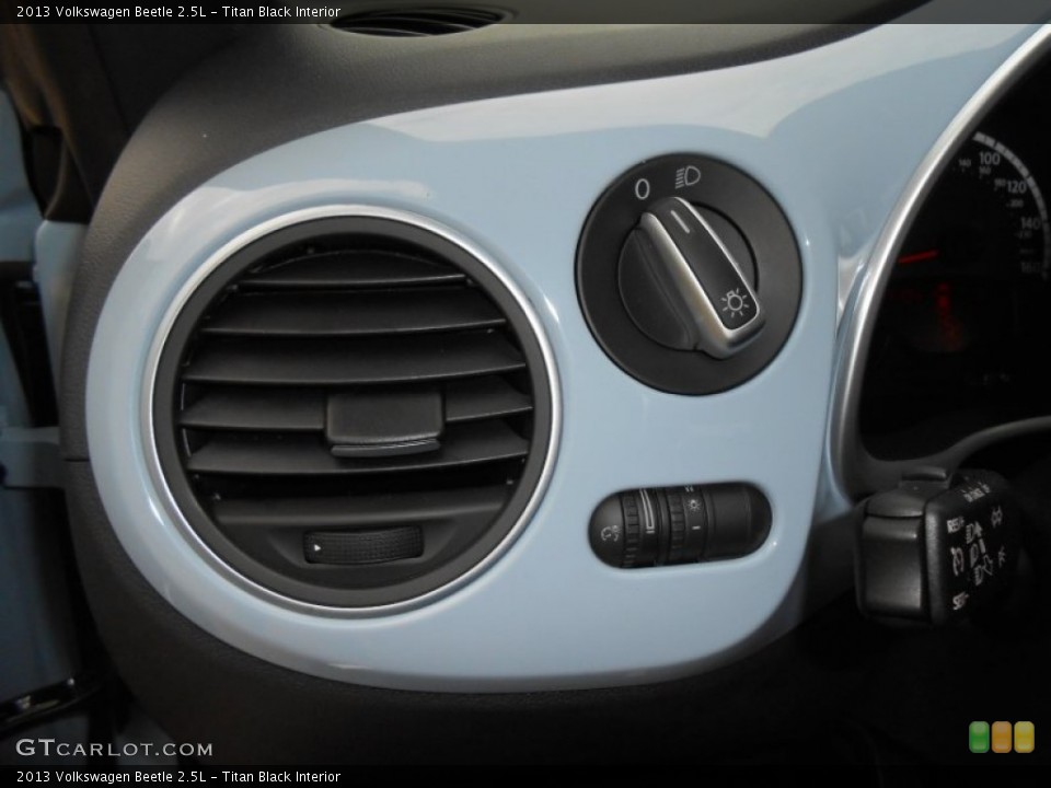 Titan Black Interior Controls for the 2013 Volkswagen Beetle 2.5L #74806640