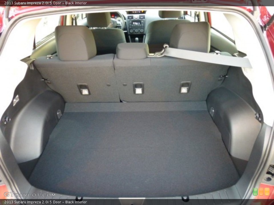 Black Interior Trunk for the 2013 Subaru Impreza 2.0i 5 Door #74809277