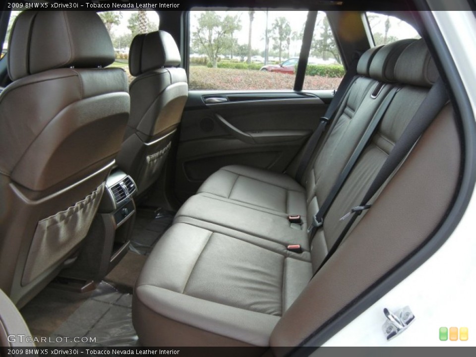 Tobacco Nevada Leather Interior Rear Seat for the 2009 BMW X5 xDrive30i #74810761
