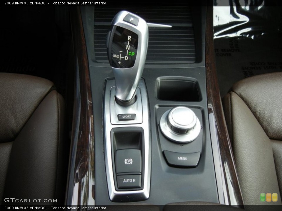 Tobacco Nevada Leather Interior Transmission for the 2009 BMW X5 xDrive30i #74810973