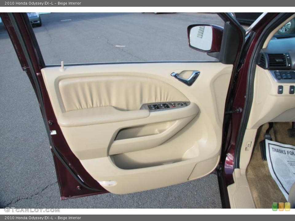 Beige Interior Door Panel for the 2010 Honda Odyssey EX-L #74811874