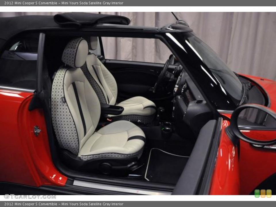 Mini Yours Soda Satellite Gray Interior Photo for the 2012 Mini Cooper S Convertible #74812890