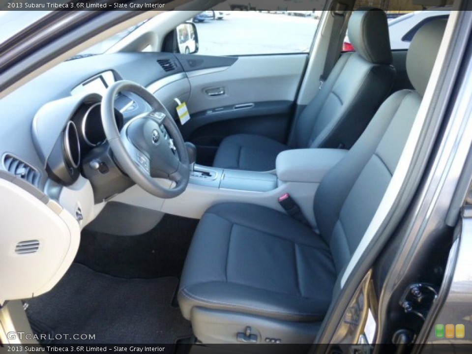 Slate Gray 2013 Subaru Tribeca Interiors