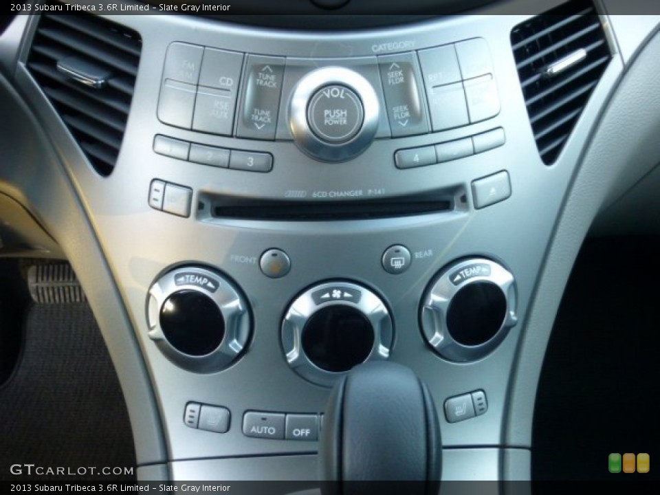 Slate Gray Interior Controls for the 2013 Subaru Tribeca 3.6R Limited #74813120