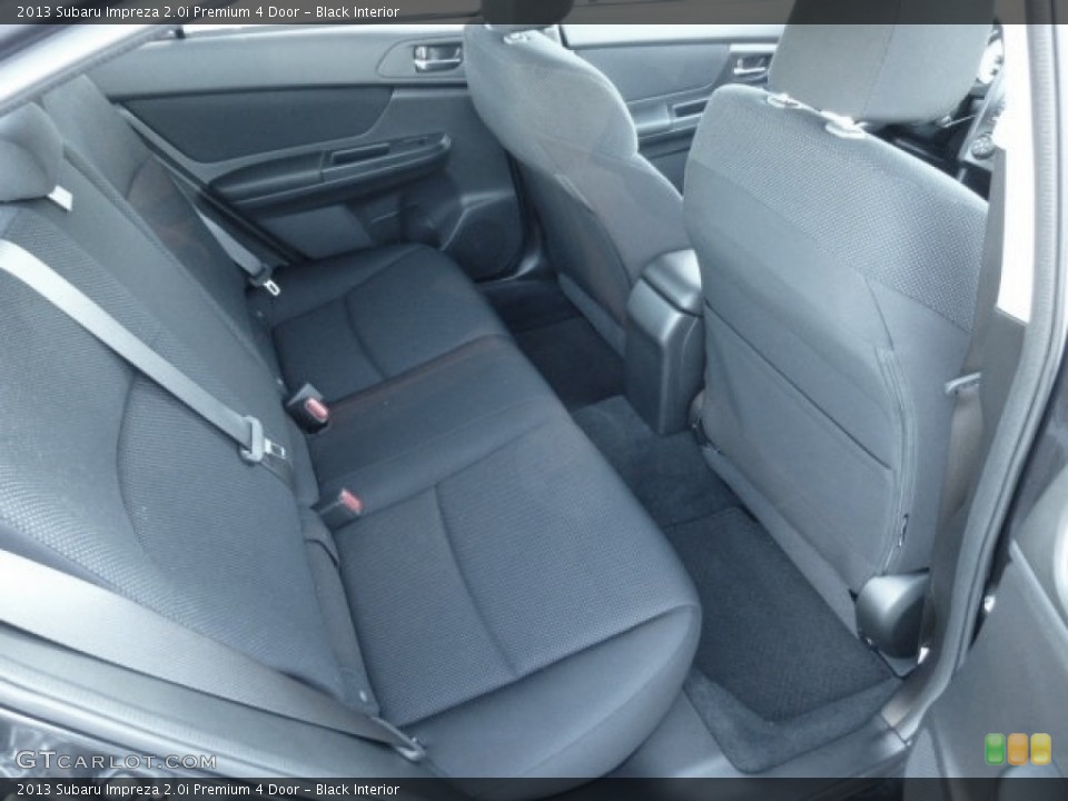 Black Interior Rear Seat for the 2013 Subaru Impreza 2.0i Premium 4 Door #74814691