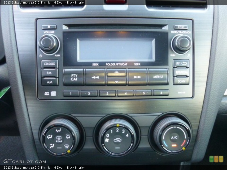 Black Interior Controls for the 2013 Subaru Impreza 2.0i Premium 4 Door #74814806