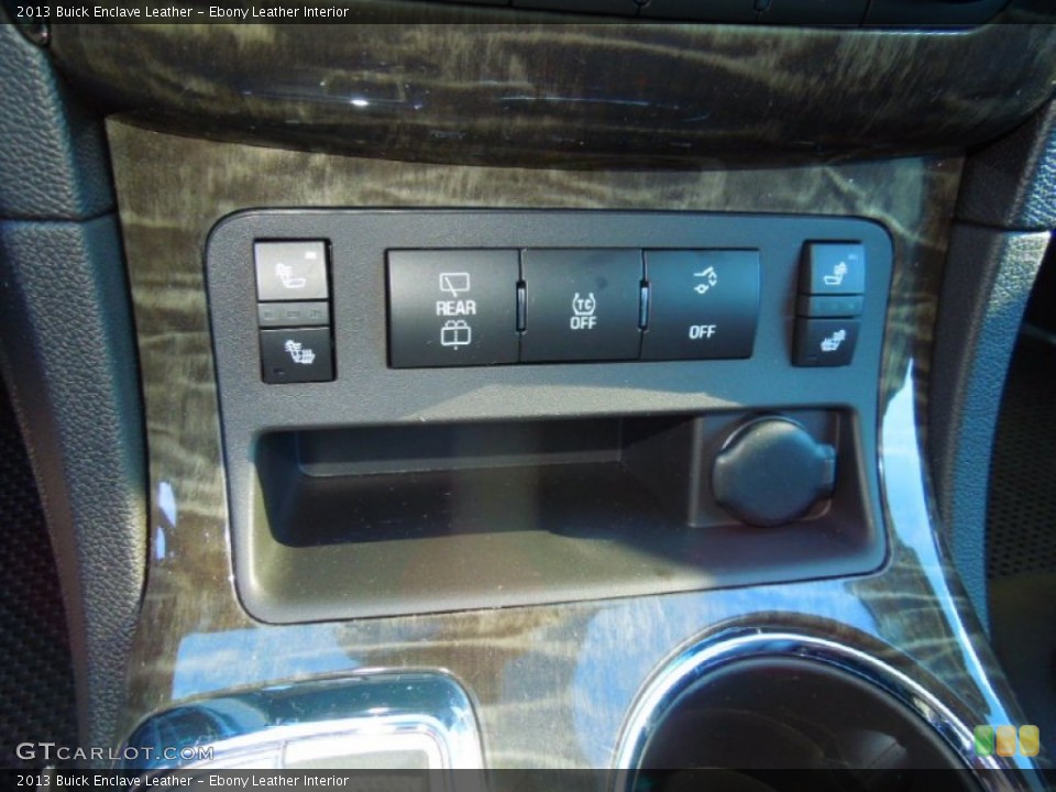 Ebony Leather Interior Controls for the 2013 Buick Enclave Leather #74815692