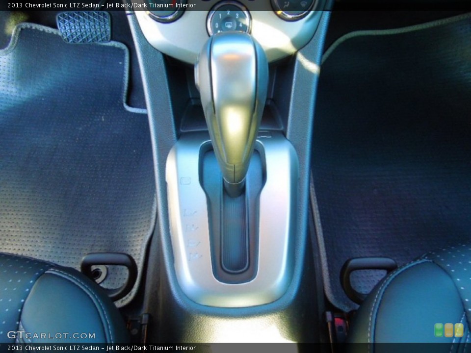 Jet Black/Dark Titanium Interior Transmission for the 2013 Chevrolet Sonic LTZ Sedan #74817488