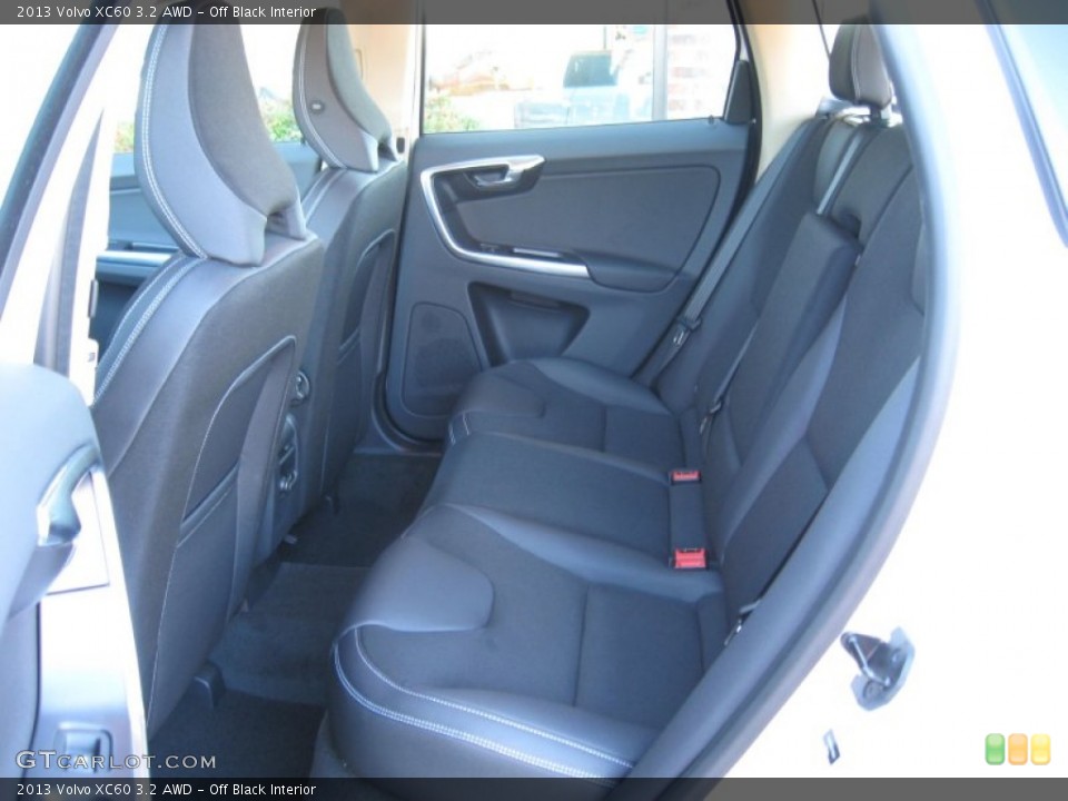 Off Black Interior Rear Seat for the 2013 Volvo XC60 3.2 AWD #74817929