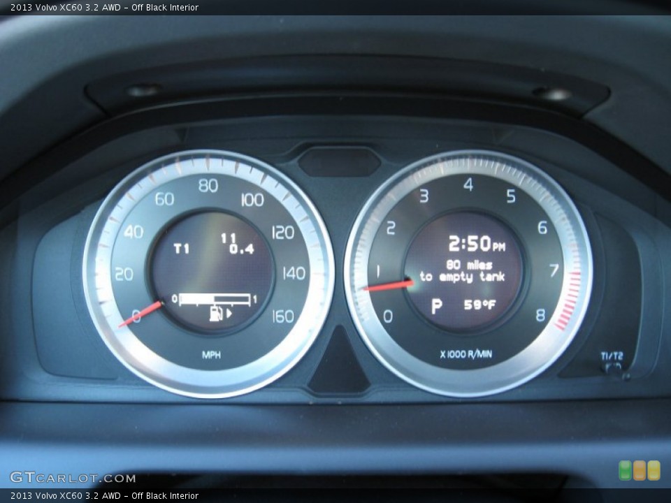 Off Black Interior Gauges for the 2013 Volvo XC60 3.2 AWD #74818191