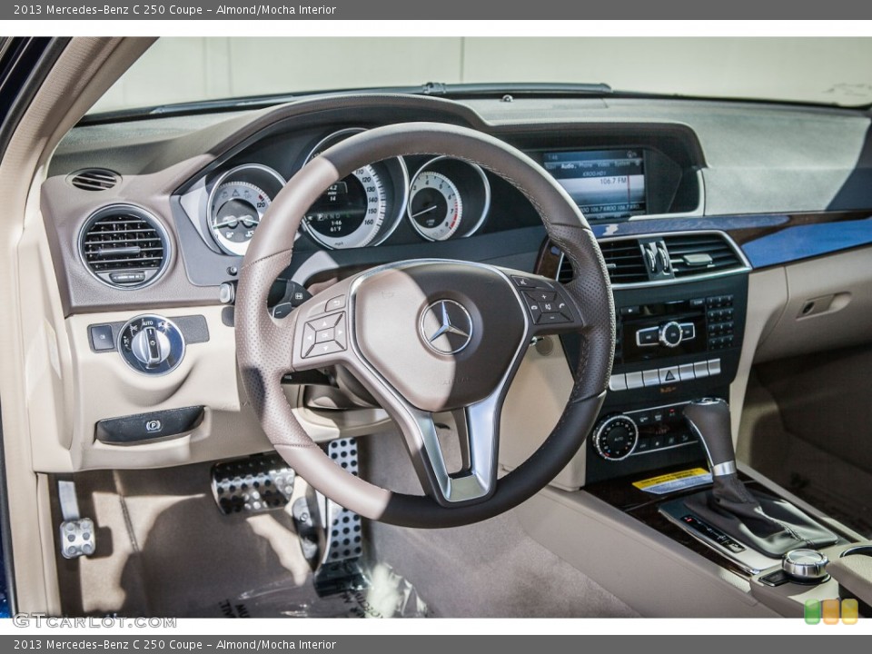 Almond/Mocha Interior Dashboard for the 2013 Mercedes-Benz C 250 Coupe #74818307