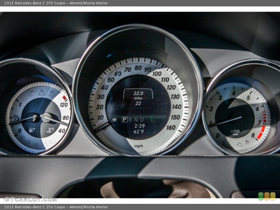 Almond/Mocha Interior Gauges for the 2013 Mercedes-Benz C 250 Coupe #74819387