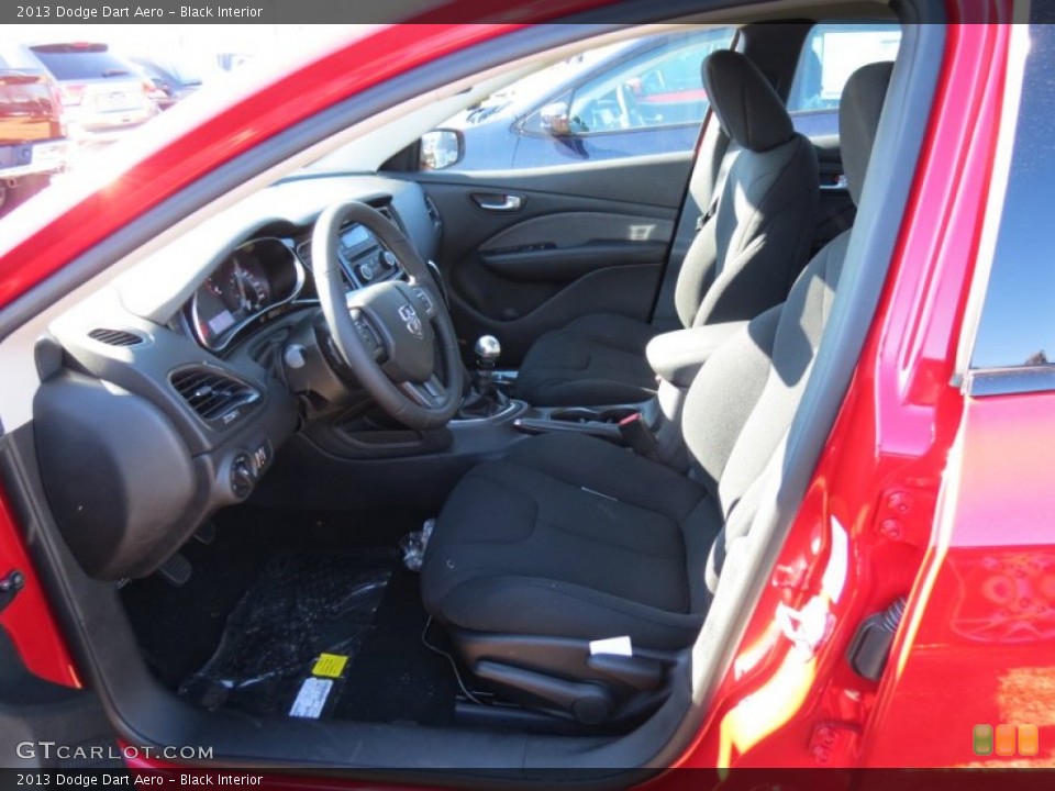 Black Interior Front Seat for the 2013 Dodge Dart Aero #74819455