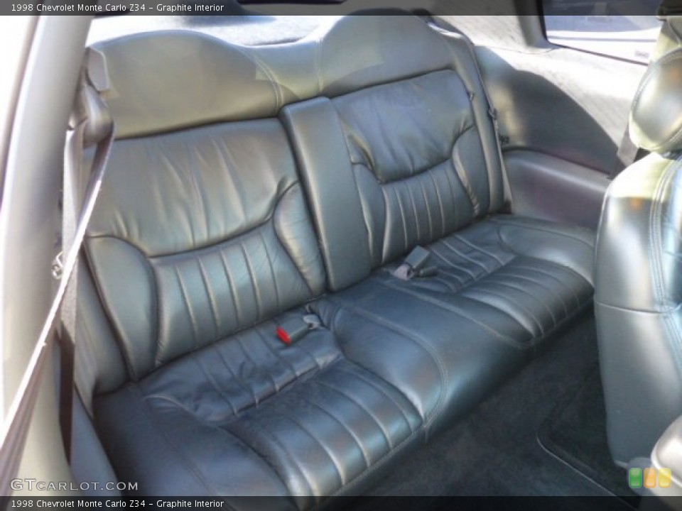 Graphite Interior Rear Seat for the 1998 Chevrolet Monte Carlo Z34 #74821406