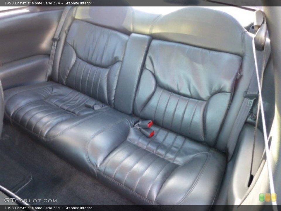 Graphite Interior Rear Seat for the 1998 Chevrolet Monte Carlo Z34 #74821439