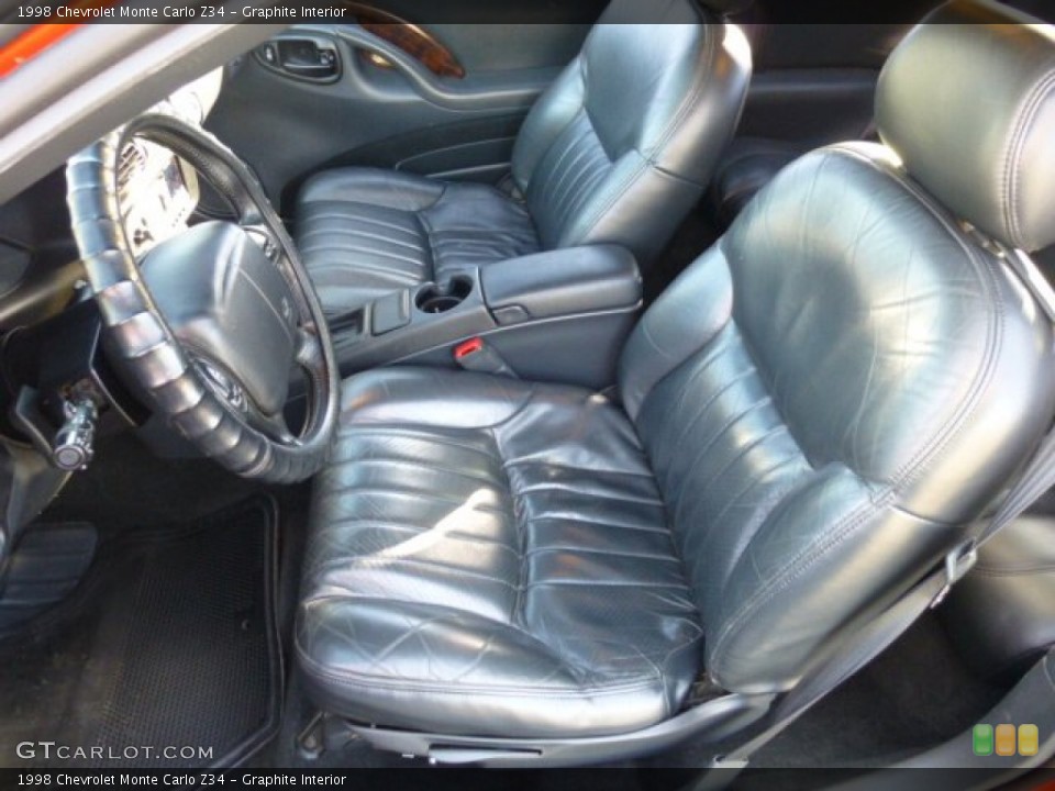 Graphite Interior Front Seat for the 1998 Chevrolet Monte Carlo Z34 #74821460