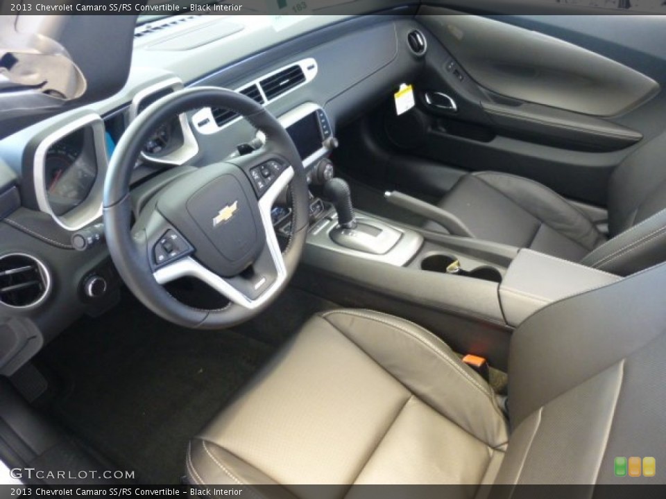 Black Interior Prime Interior for the 2013 Chevrolet Camaro SS/RS Convertible #74823273
