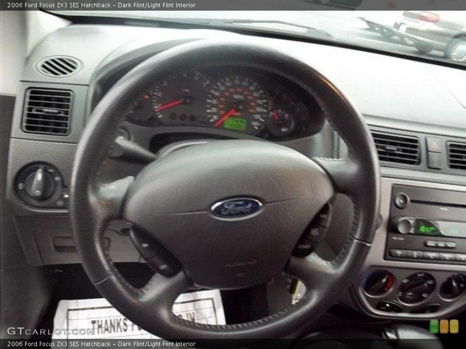 Dark Flint/Light Flint Interior Steering Wheel for the 2006 Ford Focus ZX3 SES Hatchback #74823494