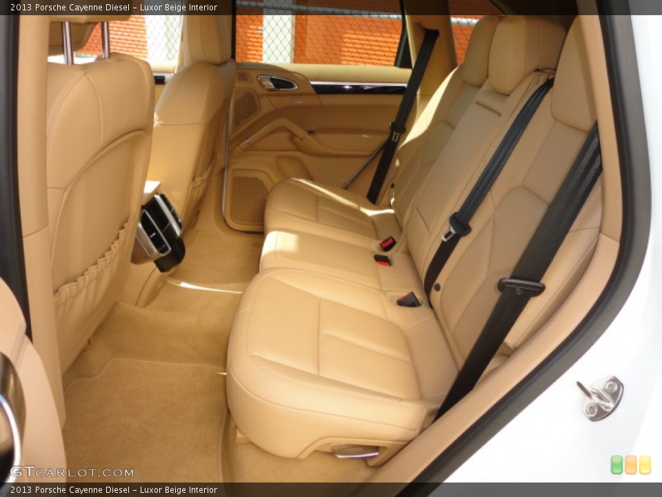 Luxor Beige Interior Rear Seat for the 2013 Porsche Cayenne Diesel #74823779