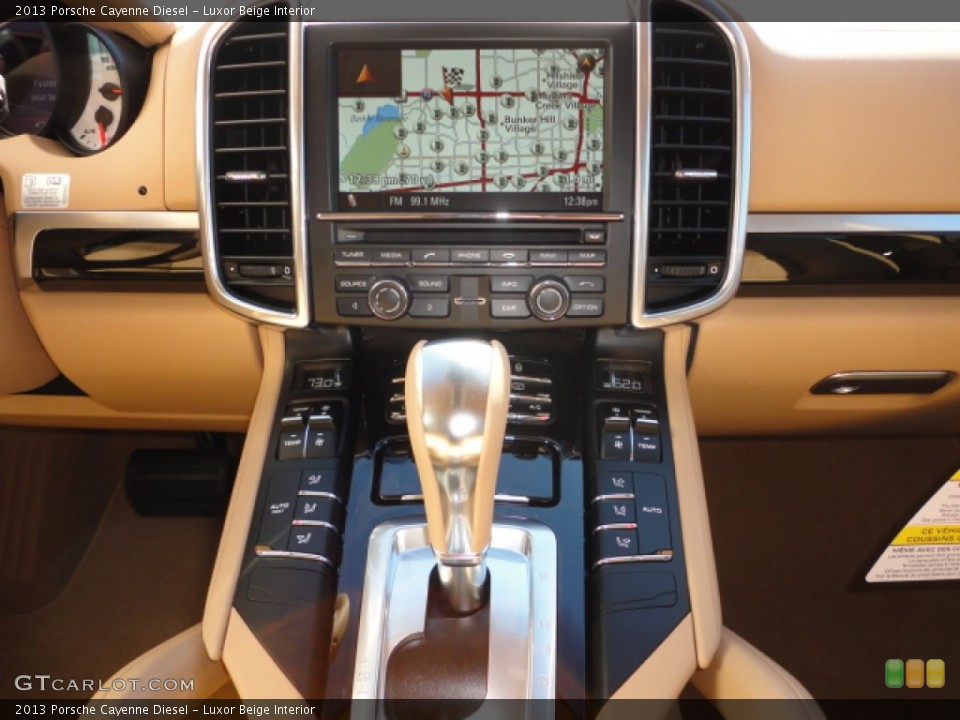 Luxor Beige Interior Controls for the 2013 Porsche Cayenne Diesel #74823815