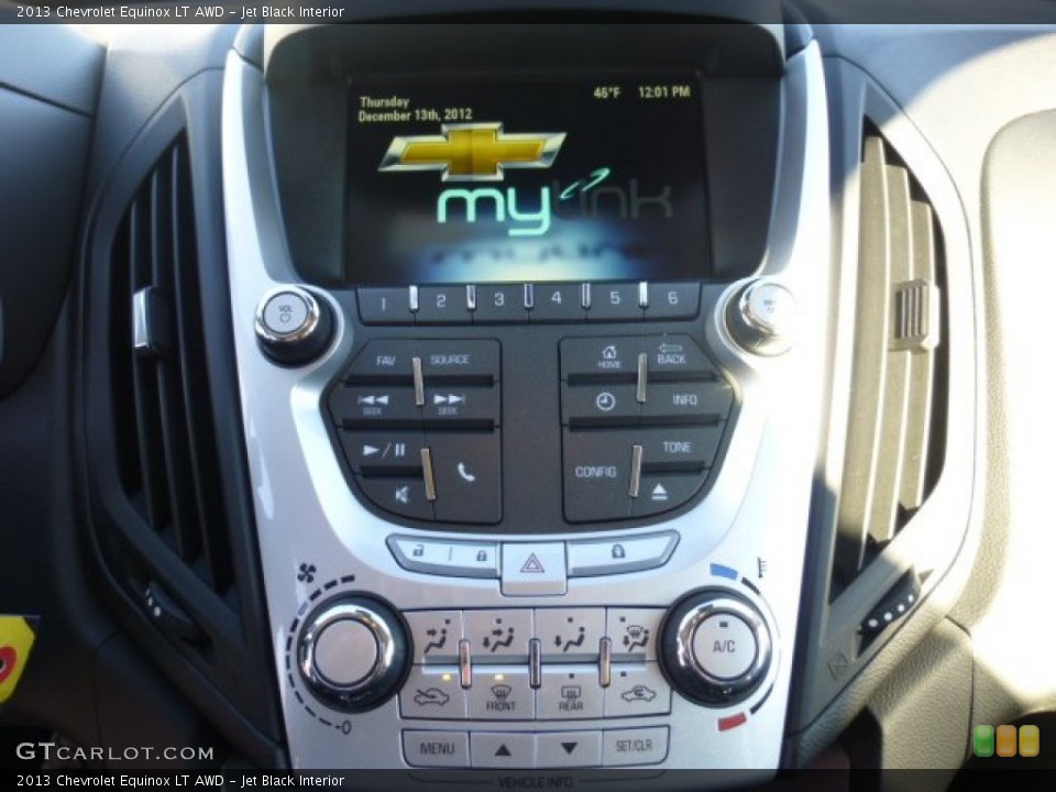Jet Black Interior Controls for the 2013 Chevrolet Equinox LT AWD #74824841