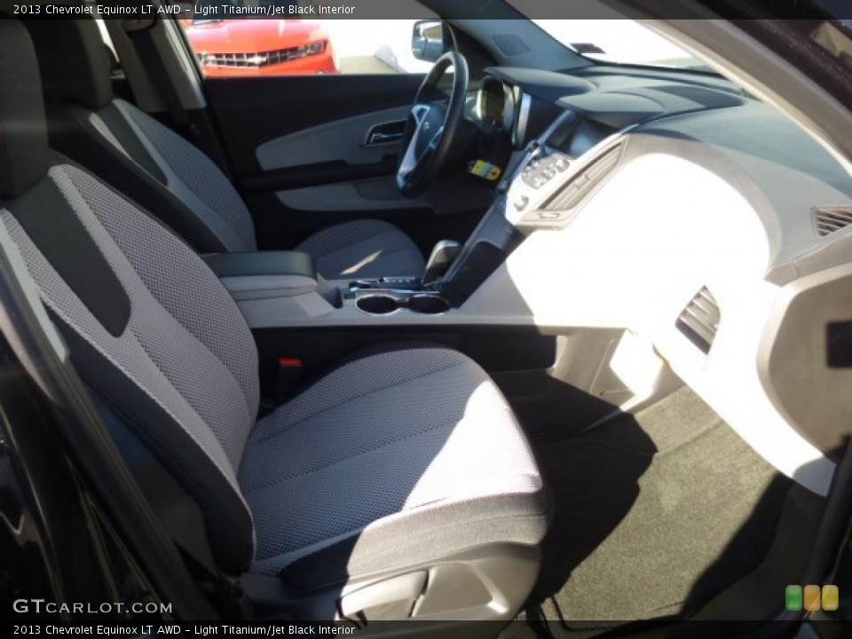 Light Titanium/Jet Black Interior Front Seat for the 2013 Chevrolet Equinox LT AWD #74825711