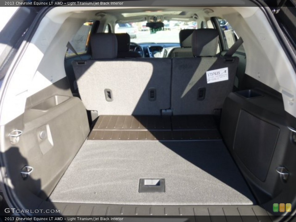 Light Titanium/Jet Black Interior Trunk for the 2013 Chevrolet Equinox LT AWD #74825768