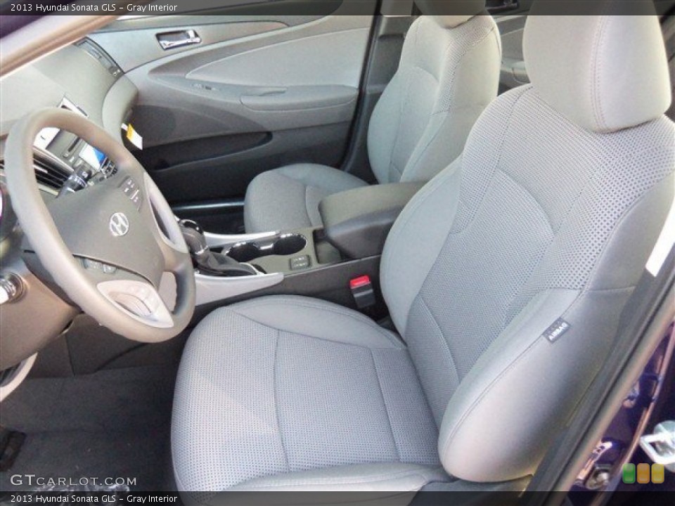 Gray Interior Front Seat for the 2013 Hyundai Sonata GLS #74826134