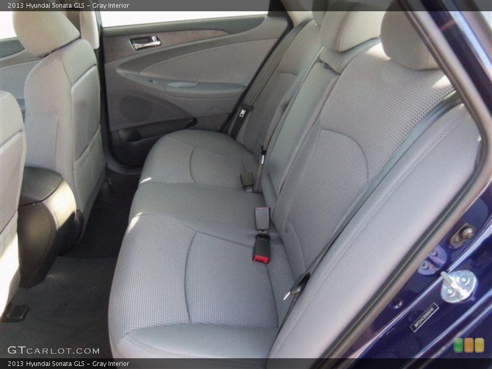 Gray Interior Rear Seat for the 2013 Hyundai Sonata GLS #74826164
