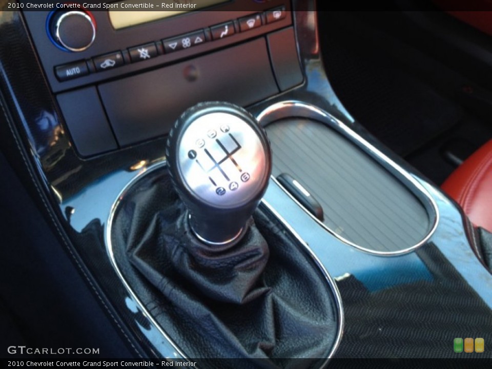 Red Interior Transmission for the 2010 Chevrolet Corvette Grand Sport Convertible #74827911