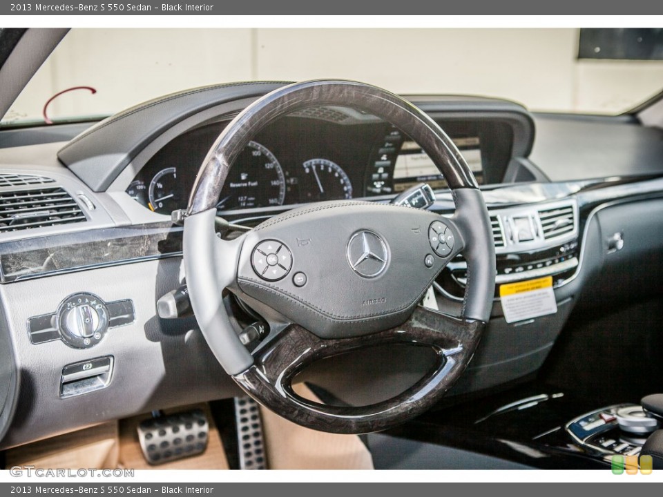 Black Interior Dashboard for the 2013 Mercedes-Benz S 550 Sedan #74828829